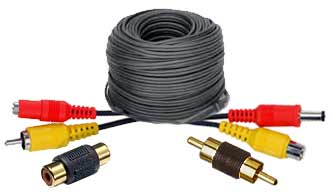 Power & Video, Plug and Play Cables for 6 to 12 Volt DC cameras & pan tilt units.
